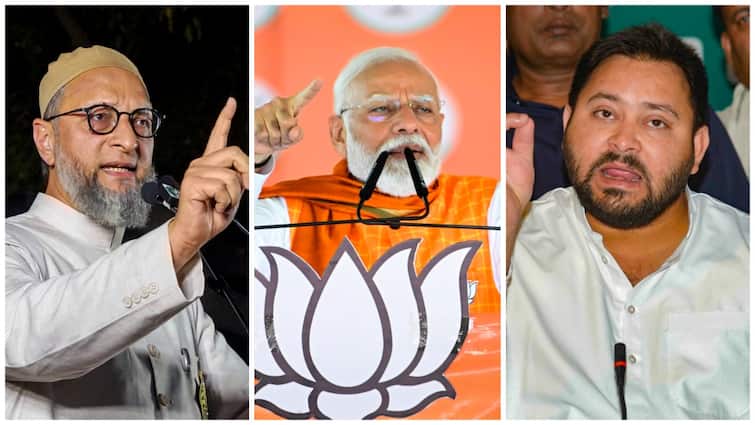 Opposition slams BJP Over EAC-PM Paper on Hindu Population Drop Tejashwi Yadav Owaisi 'Report From WhatsApp Uni': Oppn Slams BJP Over EAC-PM Paper On 'Hindu Population Drop'