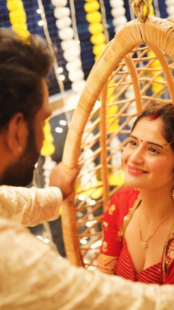 आरतीने शेअर केले नवऱ्याबरोबरचे पहिले फोटो!