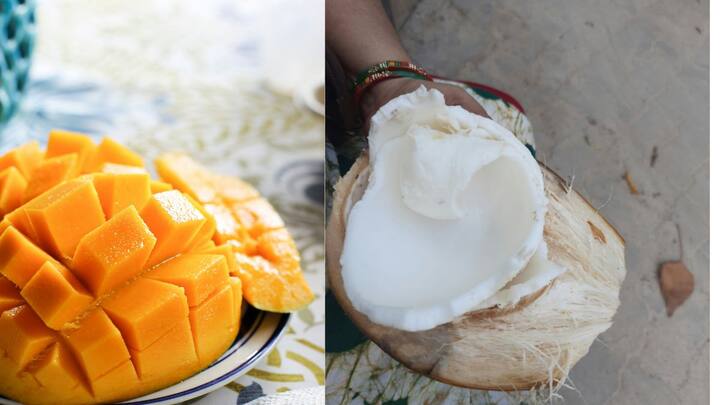 மாம்பழம், இளநீர் இரண்டில் நிறைய சத்துக்கள் நிறைந்துள்ளன. இளநீர், மாம்பழ ஷேக்கை ஃப்ரிட்ஜில் வைத்து குடிக்கலாம்.