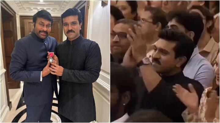 Chiranjeevi Received Padma Vibhushan: మెగాస్టార్‌ చిరంజీవి నేడు పద్మ విభూషణ్‌ అవార్డు అందుకున్నారు.