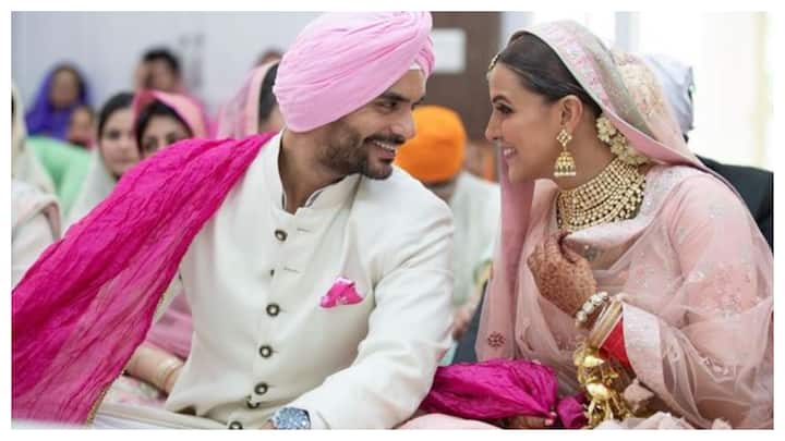 Neha Dhupia, on her sixth marriage anniversary, penned a romantic post for the 