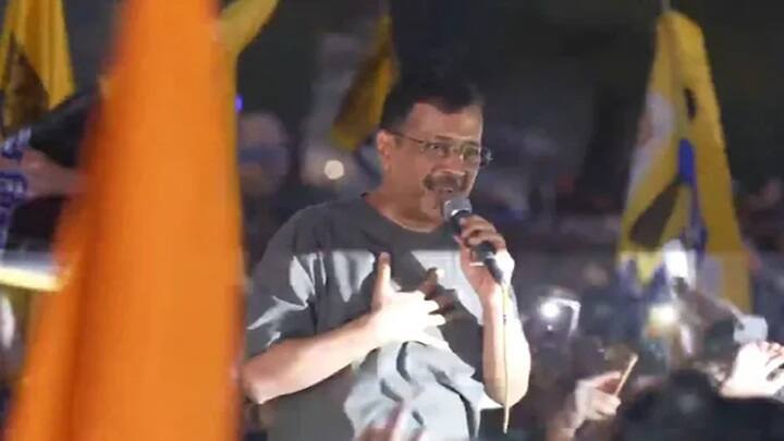 Delhi CM Arvind Kejriwal after walking out of Tihar Jail says thank Hanuman JI 