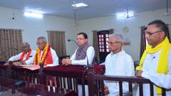 गाजीपुर से BJP प्रत्याशी ने दाखिल किया नामांकन, सीएम धामी भी रहे मौजूद