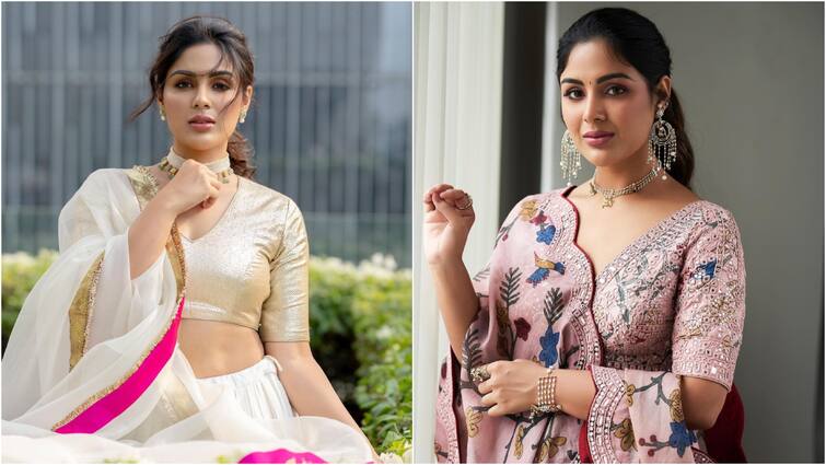 Actress Samyuktha menon reveals she found it tough to act in Telugu due to heavy makeup Samyuktha menon: ఆ విషయంలో తెలుగు ఇండస్ట్రీకి అలవాటు పడటం కష్టంగా ఉంది -  టాలీవుడ్‌పై సంయుక్త మీనన్‌ షాకింగ్‌ కామెంట్స్‌