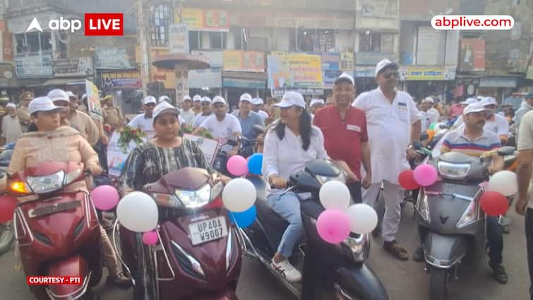 Lok Sabha Elections 2024: Bike rally organized in Bahraich, UP to spice up voter consciousness | ABP Information