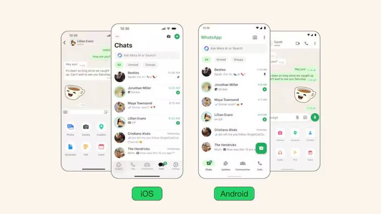 WhatsApp gets a design makeover with new colour palette icons and more WhatsApp: உங்க வாட்ஸ் அப் மாறியிருக்கிறதா? புதிய அப்டேட் வந்தாச்சு - என்னன்னு தெரியுமா?