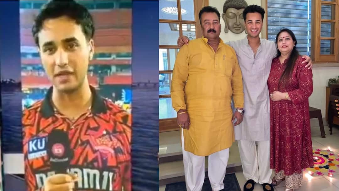 sunrisers hyderabad opening batsman abhishek sharma booked wrong flight to amritsar instead hyderabad Watch: मम्मी-पापा को लाना था हैदराबाद, भेज दिया किसी और शहर; अभिषेक शर्मा ने हंसते हुए बताई कहानी