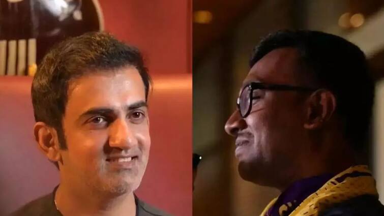 KKR Fan Breaks Down Gautam Gambhir Viral Video Watch IPL 2024 Kolkata Knight Riders Bengali Song KKR Fan Breaks Down While Speaking To Gautam Gambhir, Video Goes Viral- WATCH