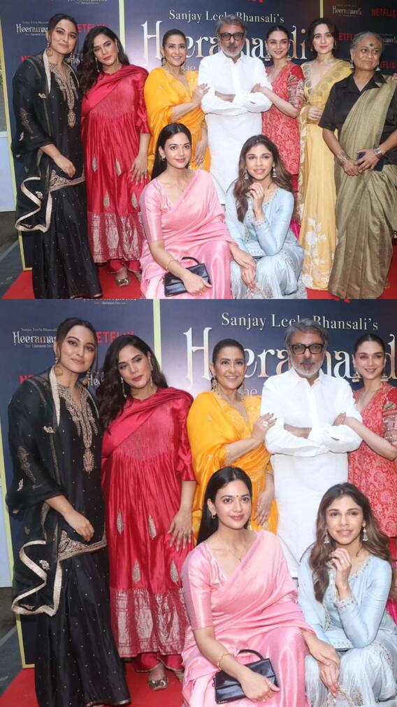 हीरामंडी सक्सेस पार्टी में ट्रेडिशनल लुक में स्टारकास्ट ने बिखेरा जलवा