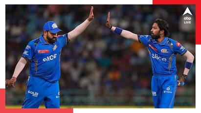 IPL 2024 Exclusive KKR vs MI rumours on Rohit Sharma joining KKR after conversation with Abhishek Nayar at Eden Gardens rift with Hardik Pandya Rohit Hardik Rift: কথা বন্ধ রোহিত-হার্দিকের! হিটম্যান পরের আইপিএলে কি শাহরুখের দলে? ইডেন জন্ম দিল জল্পনার