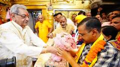 Hanuman Mandir: અરવિંદ કેજરીવાલે પત્ની સાથે હનુમાન મંદિરમાં કર્યા દર્શન,જુઓ તસવીરો