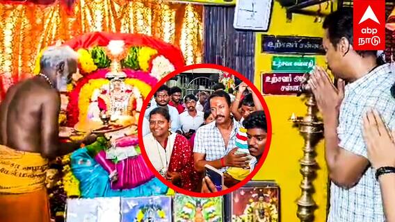Samuthirakani at temple : மேல்மலையனூரில் சாமி தரிசனம் மனமுருகி வேண்டிய சமுத்திரக்கனி