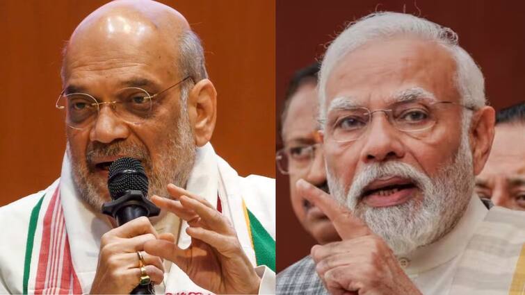 Modi to complete his next tenure as pm clarifies amit shah as kejriwal says modi retires మోదీ రిటైర్ అయ్యే ఛాన్సే లేదు, బీజేపీ రాజ్యాంగంలో అలాంటి రూల్‌ లేదు - కేజ్రీవాల్‌ వ్యాఖ్యలపై అమిత్ షా క్లారిటీ