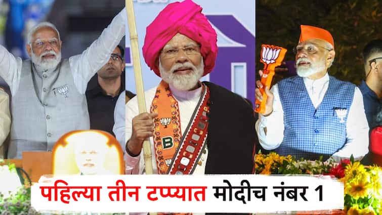 Narendra Modi's Record of 83 Election rally in first three phases, Amit shah second and Rahul Gandhi is third with 40 marathi news पहिल्या तीन टप्प्यात मोदींच्या 83 सभा, राहुल गांधी तिसऱ्या क्रमांकावर; दुसऱ्या क्रमांकावर कोण?