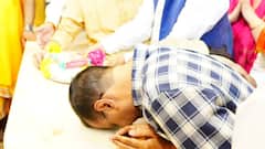 Hanuman Mandir: अरविंद केजरीवाल पत्नी के साथ बजरंग बली का आशीर्वाद लेने पहुंचे हनुमान मंदिर, जानें- क्या कहा?