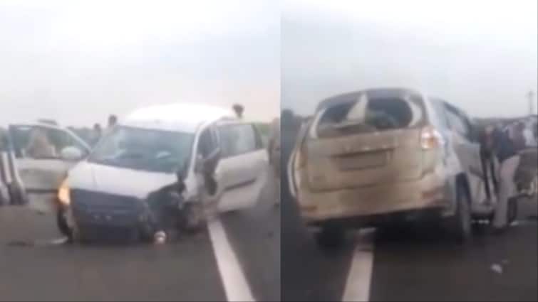 Dausa Road Accident Three people died after truck hits them on Delhi Mumbai Expressway दिल्ली-मुंबई एक्सप्रेसवे पर दर्दनाक हादसा, दौसा में गाय से बचा तो ट्रक की चपेट में आया परिवार, 3 की मौत