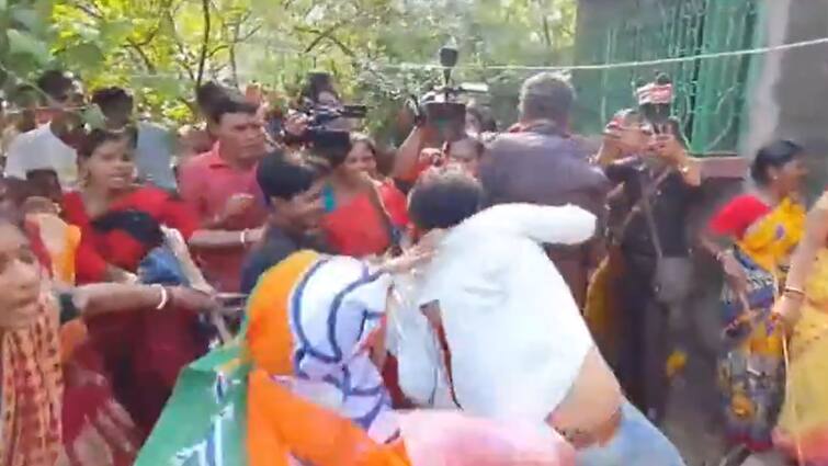 Sandeshkhali Clash Breaks Out Between TMC BJP Workers Mamata Banerjee Rekha Patra PM Modi West Bengal Lok Sabha Poll Violence Sandeshkhali: Clash Breaks Out Between TMC And BJP Workers, Mamata's Party Accuses Rekha Patra Of 'Assault'