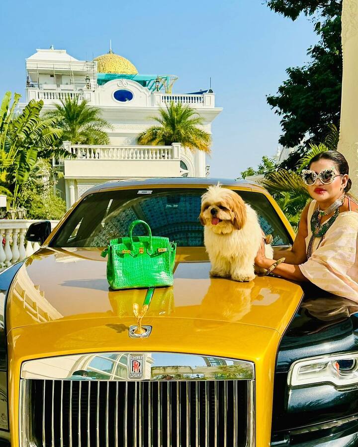 हालांकि यह कुछ लोगों के लिए दिलचस्प हो सकता है, लेकिन एक ऑटोमोटिव प्रेमी व्यक्ति का ध्यान उनकी कस्टम-कमीशन वाली रोल्स-रॉयस घोस्ट पर जाता है, जो उन्हें उनके पति ने गिफ्ट में दी है.