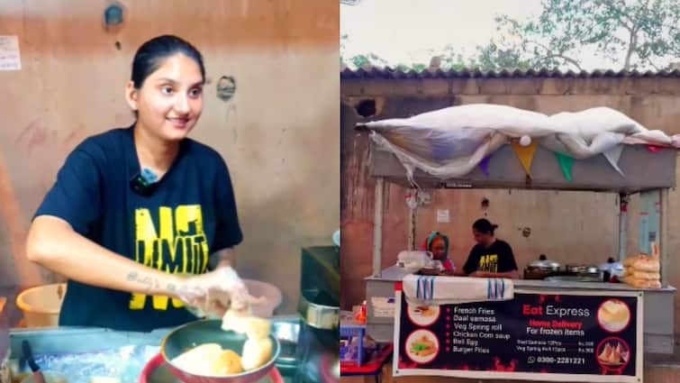 Pakistani Vada Pav Girl viral on Social Media after Hindu Family food stall in Karachi gets loads of love Pakistani Vada Pav Girl: कराची वालों को भाया मुंबई का 'वड़ा पाव', कविता दीदी के इंडियन खाने के मुरीद हुए पाकिस्तानी; VIDEO वायरल