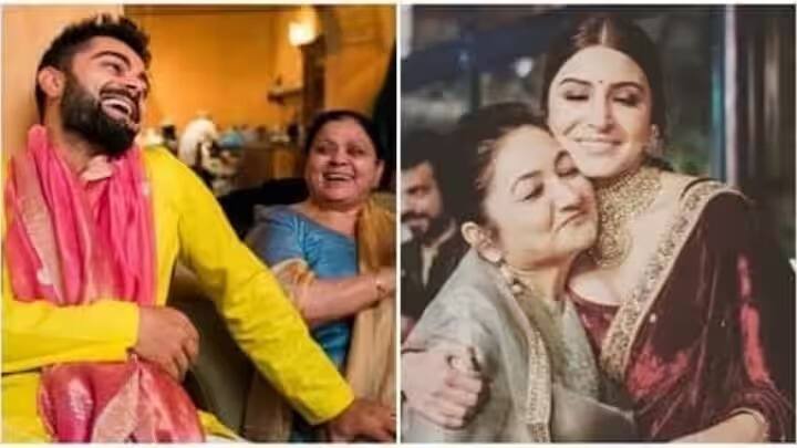 இந்திய அணியின் நட்சத்திர வீரர் விராட் கோலியின் தாயார் பெயர் சரோஜ் கோலி.