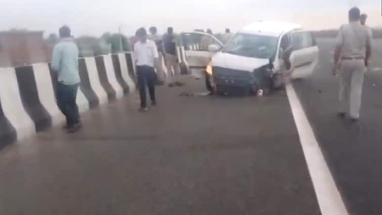 Rajasthan 3 Killed 6 Injured After Truck Rams In Delhi-Mumbai Expressway Mishap Dausa Rajasthan Rajasthan: 3 Killed, 6 Injured After Truck Rams Car On Delhi-Mumbai Expressway