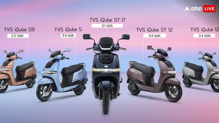 TVS Motor updated their iQube electric scooter model with new base and top variant TVS iQube: टीवीएस ने किया iQube लाइन-अप को अपडेट, दो नए वेरिएंट्स हुए शामिल
