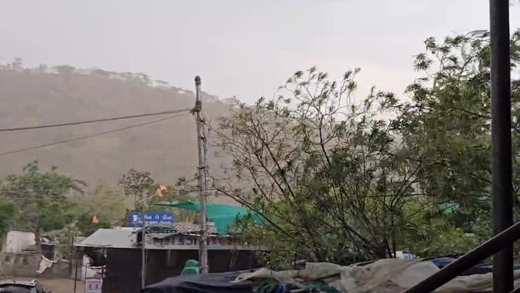 Gujarat Weather Update There is a change in the weather of Aravalli district heavy rain with thunderstorm Unseasonal Rain: અરવલ્લી જિલ્લાના વાતાવરણમાં આવ્યો પલટો, વાવાઝોડા સાથે ખાબક્યો વરસાદ
