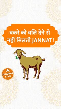 बकरे को बलि देने से नहीं मिलती Jannat Dharma Live