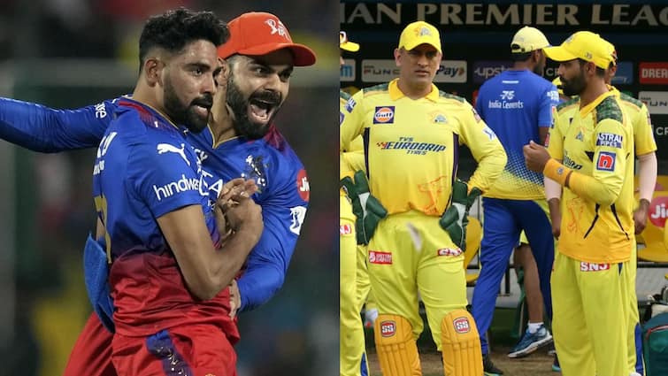 ipl 2024 rcb vs csk weather report royal challengers bangalore vs chennai super kings playoff scenarios पावसामुळे आरसीबीचा 'खेळ' खल्लास होणार? CSK ला होणार मोठा फायदा 