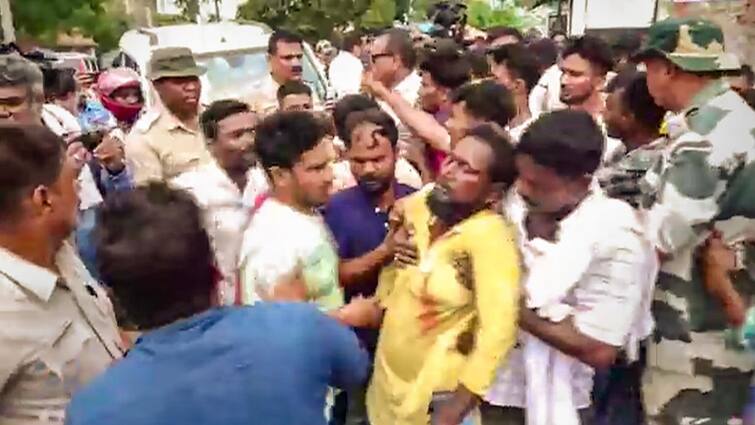 Stones Thrown At Dilip Gosh Car Amidst Clashes During Polling In West Bengal BJP TMC Lok Sabha Elections 2024 Bengal: Stones Thrown At Dilip Ghosh's Car Amidst Clashes During Polling In Paschim Bardhaman