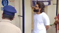 Allu Arjun : हैदराबादमधून अल्लू-अर्जुन मतदान करण्यासाठी मतदान केंद्रावर; पाहा फोटो