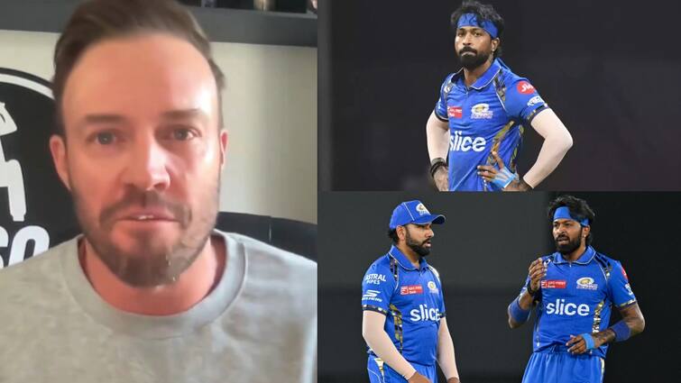 IPL 2024: भड़क उठे AB de Villiers, हार्दिक की कप्तानी को बताया था अहंकार से प्रेरित; वीडियो शेयर कर दी सफाई ab de villiers issues clarification on mi captain hardik pandya misquoted comments ipl 2024 IPL 2024: भड़क उठे AB de Villiers, हार्दिक की कप्तानी को बताया था अहंकार से प्रेरित; वीडियो शेयर कर दी सफाई