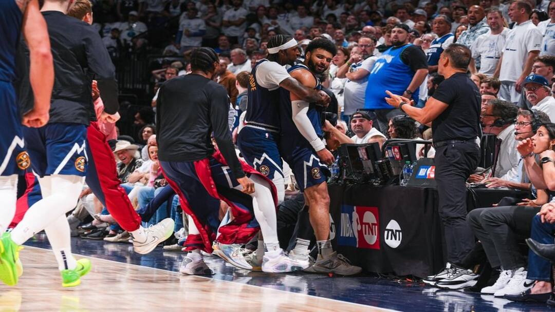 NBA 2023/24 Playoffs: Jamal Murray Hits Outrageous Half-Line 3-Pointer In Nuggets' Win Over Wolves — WATCH NBA 2023/24 Playoffs: Jamal Murray Hits Outrageous Half-Line 3-Pointer In Nuggets' Win Over Wolves — WATCH NBA 2023/24 Playoffs: Jamal Murray Hits Outrageous Half-Line 3-Pointer In Nuggets' Win Over Wolves — WATCH