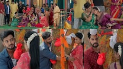 సత్యభామ సీరియల్ : గుడిలో చెట్టు సాక్షిగా వాటేసుకున్న సత్య, క్రిష్‌లు.. తల్లి అండతో నటన మొదలెట్టేసిన నందిని!