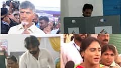 IN PICS: AP CM Jagan, Opposition Leader Chandrababu Naidu Among Early Voters In Election 2024