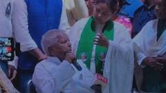 लालू यादव की मीसा भारती को जिताने की अपील, कार्यकर्ताओं को पढ़ाया एकजुटता का पाठ