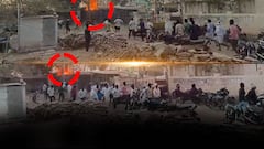 YSRCP TDP Members Fight With Bombs | బాంబులు విసురుకున్న వైసీపీ, టీడీపీ కార్యకర్తలు | ABP Desam