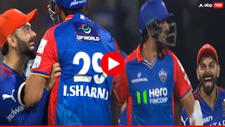 Virat Kohli : विराट कोहलीनं धक्के देणाऱ्या मित्राचा बदला घेतला, इशांत शर्मा बॅटिंगला येताच काय केलं? पाहा व्हिडीओ