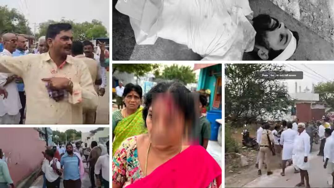 Andhra Assembly Elections: அடித்து உடைக்கப்பட்ட வாக்கு இயந்திரங்கள்! ஒய்.எஸ்.ஆர். காங்கிரஸ் - தெலுங்கு தேசம் மோதல் - ஆந்திராவில் பரபரப்பு