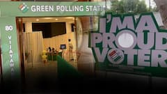 Green Polling Stations Attracting | గ్రీన్ పోలింగ్ స్టేషన్...ఈ ఎలక్షన్స్ లో ఎట్రాక్షన్ | ABP Desam