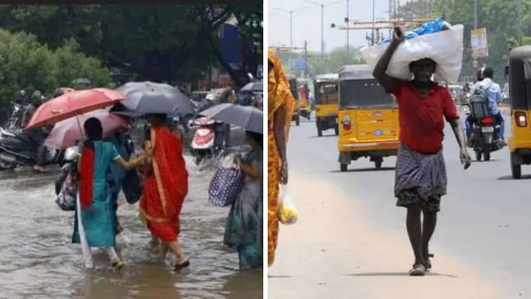 Heavy rain is likely to occur in 10 districts of Tamil Nadu today, according to the Meteorological Department TN Weather Update: சுட்டெரிக்கும் சூரியன் ஒருபக்கம்.. அடித்து வெளுக்கும் மழை ஒருபக்கம்.. வானிலை எப்படி இருக்கும்?