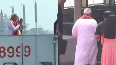 दशाश्वमेध घाट पर गंगा को नमन, क्रूज की सवारी से नमो घाट रवाना हुए पीएम मोदी, देखें तस्वीरें