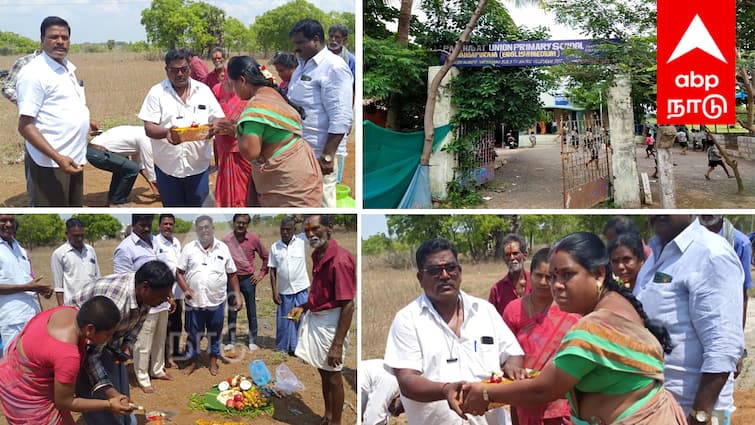 ABP Nadu Impact kannikapuram primary school Construction of additional classroom near Tindivanam - TNN ABP Nadu Impact:  ஏபிபி நாடு செய்தி எதிரொலி: கட்டிட வசதி இல்லாத அரசு பள்ளியில் வகுப்பறை கட்டும் பணி துவக்கம்