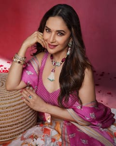 Madhuri Dixit Elevates Her Ethnic Fashion In Vibrant Lehenga, PICS