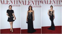 शिमरी ड्रेस में छाईं मलाइका अरोड़ा, बो-डिजाइन आउटफिट में मीरा राजपुत ने लूटी महफिल, देखें तस्वीरें