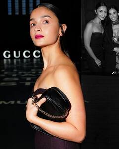 ब्लैक ड्रेस, स्टाइलिश पोनी टेल में आलिया भट्ट ने फ्लॉन्ट किया लग्जरी बैग, तस्वीरें देख बढ़ीं फैंस की धड़कनें