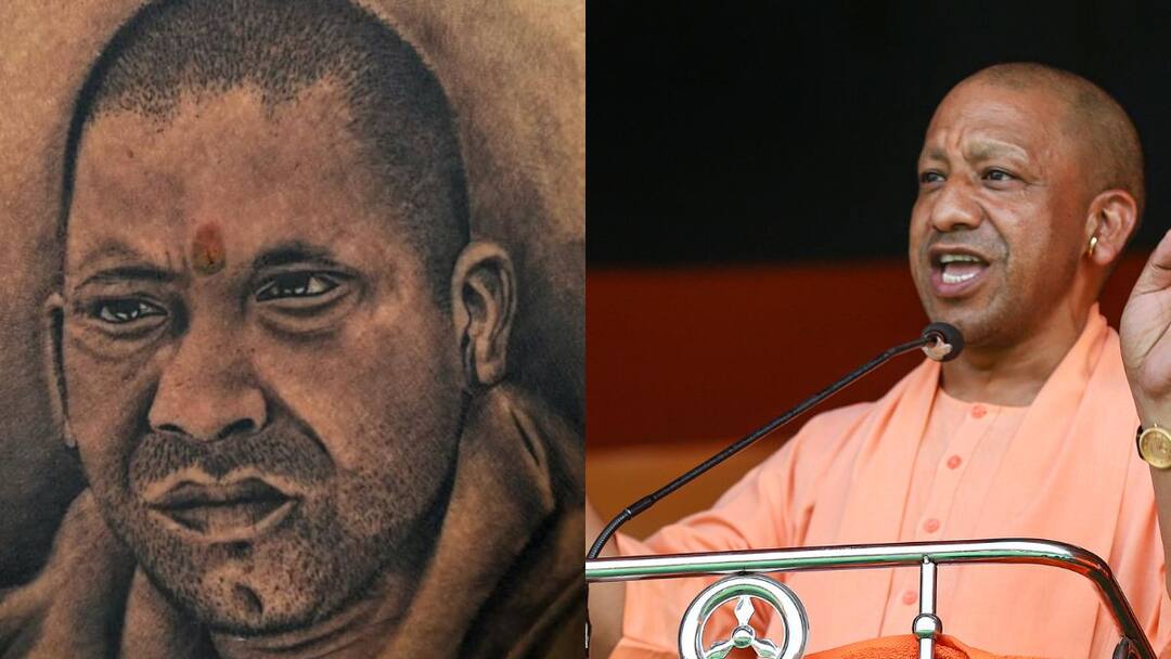 UP CM Yogi Adityanath Fan Following Bulldozer Baba Ram Mandir 2024 Lok Sabha Elections Yogi Adityanath On Ram Mandir: कुछ ऐसी है योगी आदित्यनाथ को लेकर लोगों में दीवानगी, बनवा लिया बाबा का टैटू