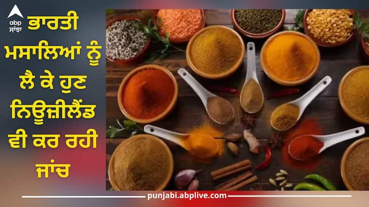 Indian Spices: New threat to Indian spices, New Zealand is investigating after ban in many countries Indian Spices: ਭਾਰਤੀ ਮਸਾਲਿਆਂ ਲਈ ਨਵਾਂ ਖ਼ਤਰਾ, ਕਈ ਦੇਸ਼ਾਂ 'ਚ ਪਾਬੰਦੀ ਤੋਂ ਬਾਅਦ ਨਿਊਜ਼ੀਲੈਂਡ ਕਰ ਰਿਹਾ ਜਾਂਚ