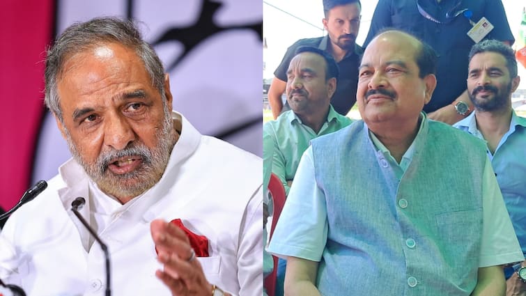 Kangra Lok Sabha constituency: BJP Leader Harsh Mahajan attacks Congress Candidate anand sharma in Himachal Pradesh ANN '...चुनाव लड़ने का फैसला लेकर गलती कर दी', BJP सांसद हर्ष महाजन का आनंद शर्मा पर निशाना