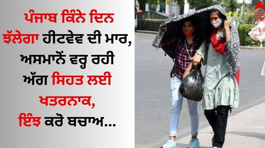 Punjab Weather Update Heat wave alert for punjab for two days 15 May 2024 Forecast latest update now here Heat Wave Alert: ਪੰਜਾਬ ਕਿੰਨੇ ਦਿਨ ਝੱਲੇਗਾ ਹੀਟਵੇਵ ਦੀ ਮਾਰ, ਅਸਮਾਨੋਂ ਵਰ੍ਹ ਰਹੀ ਅੱਗ ਸਿਹਤ ਲਈ ਖਤਰਨਾਕ, ਇੰਝ ਕਰੋ ਬਚਾਅ